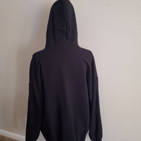 Long Sleeve Drawstring Hooded Sweater, 80% Cotton 20% Polyester Size 3X. - Picture 7 of 12